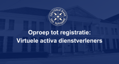 Oproep tot registratie: Virtuele activa dienstverleners 